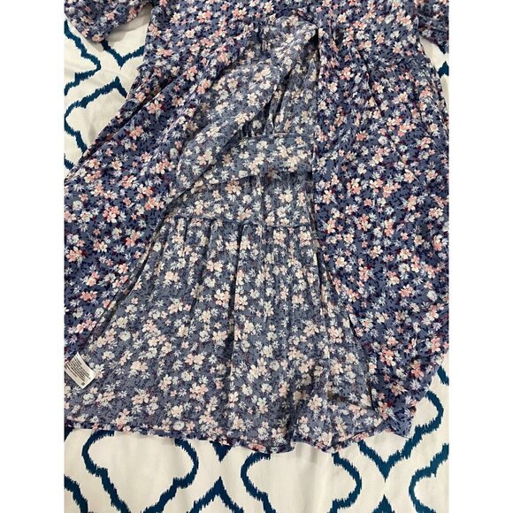 Knox Rose Women's Short Sleeve Floral Bohemian Midi Summer Dress - Medium - Picture 10 of 10